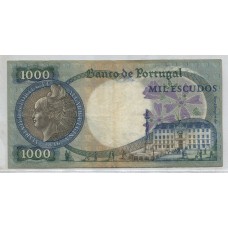 PORTUGAL 1967 BILLETE DE 1.000 ESCUDOS